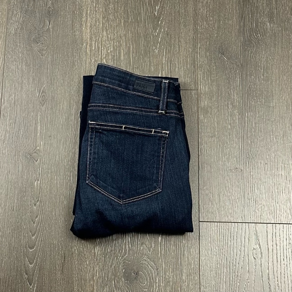Paige Skyline Mid Rise Straight Jeans Sz 27‎